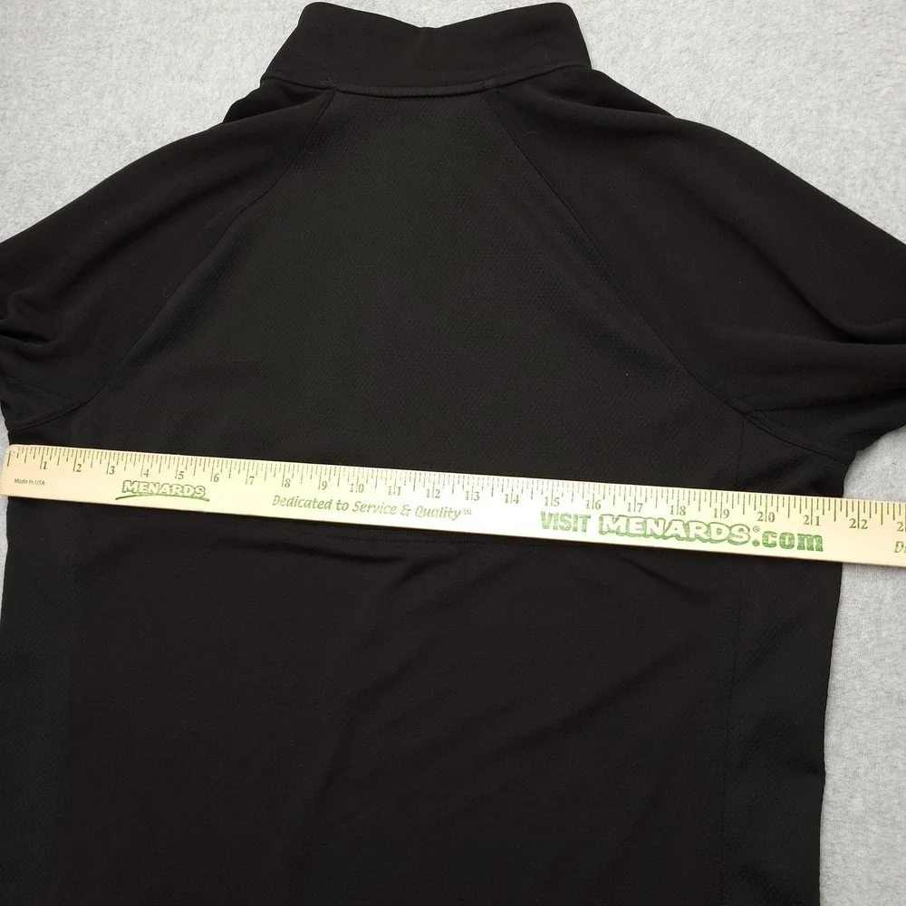 The North Face Pullover Mens Large Black 1/4 Zip Long Sleeve Hiking Top FlashDry